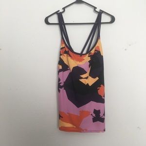 Multi color swim suit top tankini